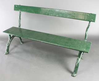 A Coalbrookdale style tree of life garden bench 33"h x 60 1/2"l x 22"d 