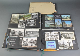 9 various black and white and coloured photograph albums, Continental holidays 1954-1963 