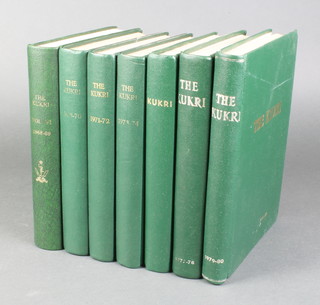7 volumes "The Kukri, The Journal of The Gurkhas" 1668-1980