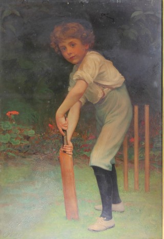 A Pears  print "Boy Cricketer" 7 1/4" x 18 1/4" 