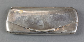 A silver spectacles case Birmingham 1919 4" 