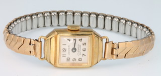 A lady's gilt cased Sekonda wristwatch and 2 others