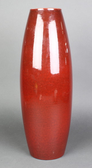 An Amano Studio ceramic oviform vase 20" 