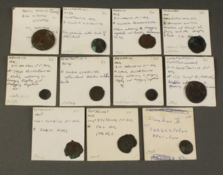 A Constantius II and 10 other Roman coins