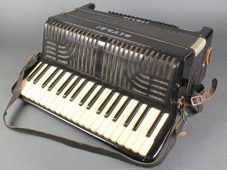 An Alvari Italian 80 button accordion 