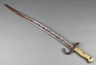 A chassepot bayonet, no scabbard, some rust to blade