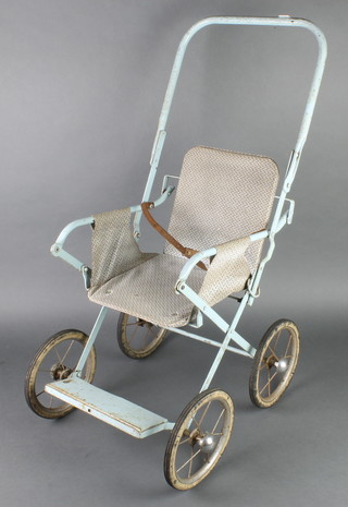 A child's metal push chair 