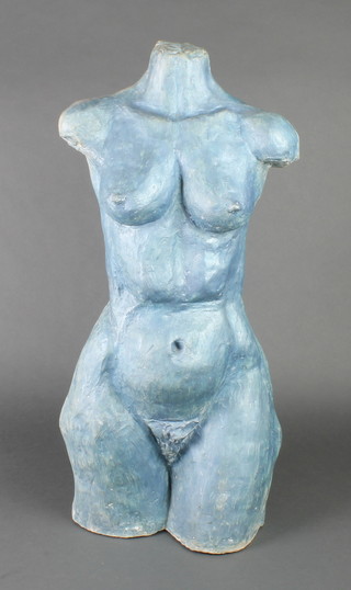 A plaster figure of a lady 27"
