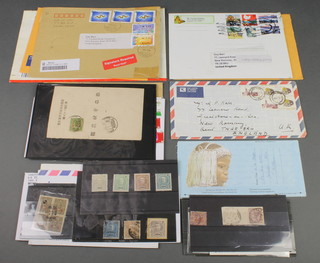 "Coolgardie Cycle Express" 2 stamps, a Chinese envelope stamped and various first day covers 