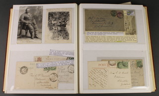 Of Zulu interest, The Powers of Authority given by Lorraine Wilson-Boyce to J Wilson-Boyce 1894, various postcards of Zululand and a collection of Zululand stamps including Rorke's Drift postmark 