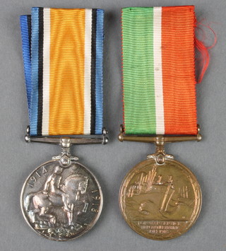 British War Medal and Mercantile Marine to James J Watkins 