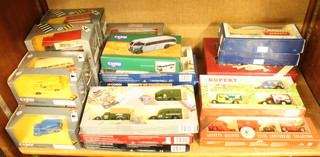9 various Corgi Classic Commercial vehicles together with other various model cars boxed