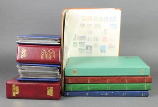 5 stock books of world stamps together with 4 albums of first day covers