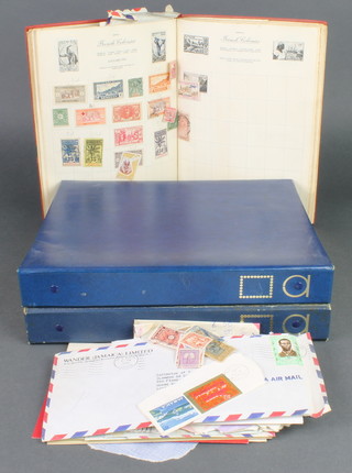 A Royal Mail Standard album of used world stamps and 2 albums of used and mint GB and world stamps 