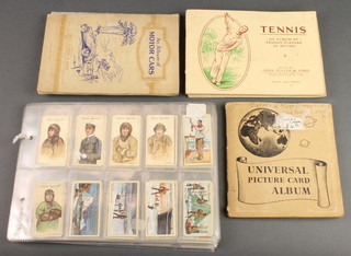 A collection of Players cigarette cards