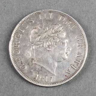 A George III half crown 1817