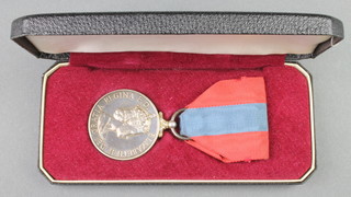 An Imperial Service medal to James Daniel Greens boxed