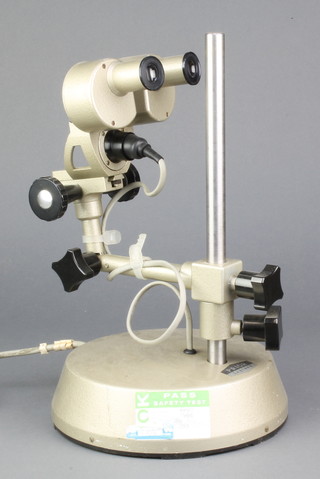 A Prior binocular plate inspection microscope 