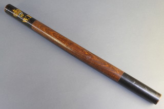 A William IV "Gold Staff" officer's batton with crown and Royal Cypher 