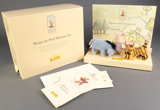 A limited edition Steiff 2002 Winnie the Pooh set
