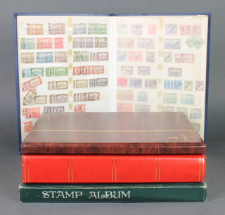 Four stock books of world stamps - Magyar, Czechoslovakia, Gibraltar, Romania, Peru, etc  