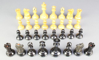 A Jaques Staunton wooden chess set 