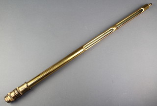A brass depth gauge 28" 