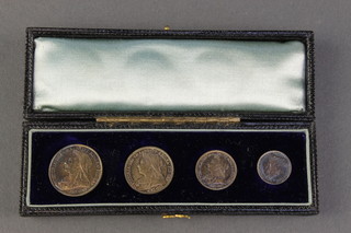 A Maundy set 1894, in a fitted case 