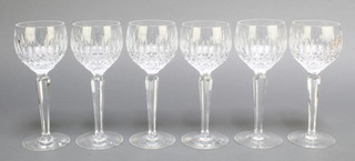 A set of 6 Waterford Crystal Colleen pattern hocks 