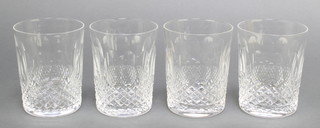 A set of 4 Waterford Crystal Colleen pattern tumblers  