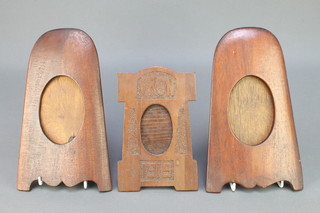 A Trench Art photograph frame formed from a propeller marked Vron 1919, 8" x 5 1/2" and 2 others 11" x 6 1/2" (3)
