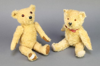 A Merrythought limited edition Teddy Bears of Witney bear no. 537/1945, with articulated bear 12" together with a Teddy Bears of Witney yellow bear with articulated limbs 12"  