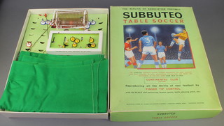 A Subbuteo table soccer game 