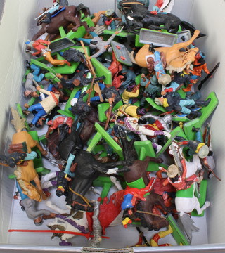 A quantity of Britains toy soldiers 