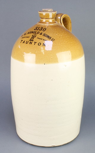 A large stoneware flagon for S W Arnold & Sons Ltd Taunton 3130 18"h 
