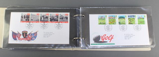 An album of GB presentation stamps and first day covers
