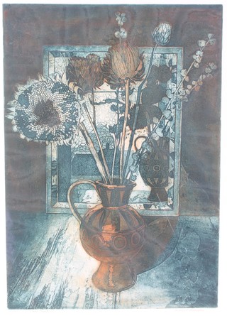 Richard Bawden, print, dried plants 7/100 22 1/2" x 16" 