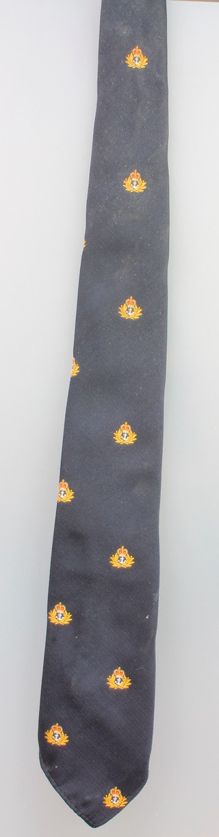 From the estate of Captain Eric M Brown a Royal Naval Officer's tie, often to be seen being worn by Captain Eric Brown in photographs