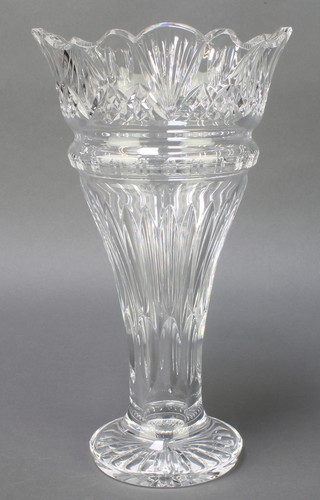 A modern Waterford Princess vase 12 1/2", boxed