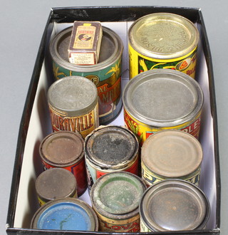 A tin of Brown & Polson's patented corn flour, a tin of Criddle's old fashioned black treacle and other various tins