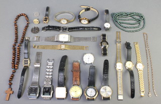 A gentleman's chromium cased Medana wristwatch, minor watches 
