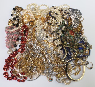 A collection of modern costume jewellery