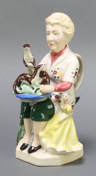 Peggy Davis, a limited edition pottery character jug for Kevin Francis Ceramics no. 324 of 500 9" 

