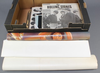 Various Rolling Stones posters, press cuttings etc 