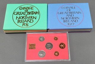 9 proof coins sets 1973-1981