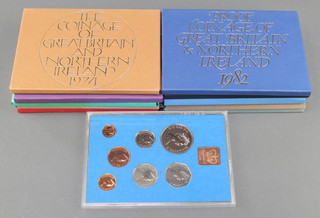 7 proof coin sets 1972-1982