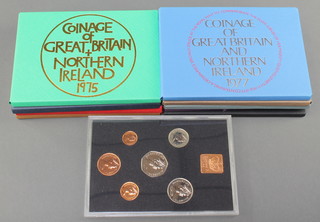 10 proof coins sets 1972-1981