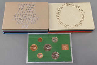 10 proof coins sets 1972-1981