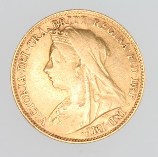 A half sovereign 1897