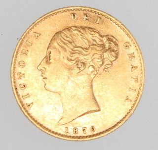 A half sovereign 1870